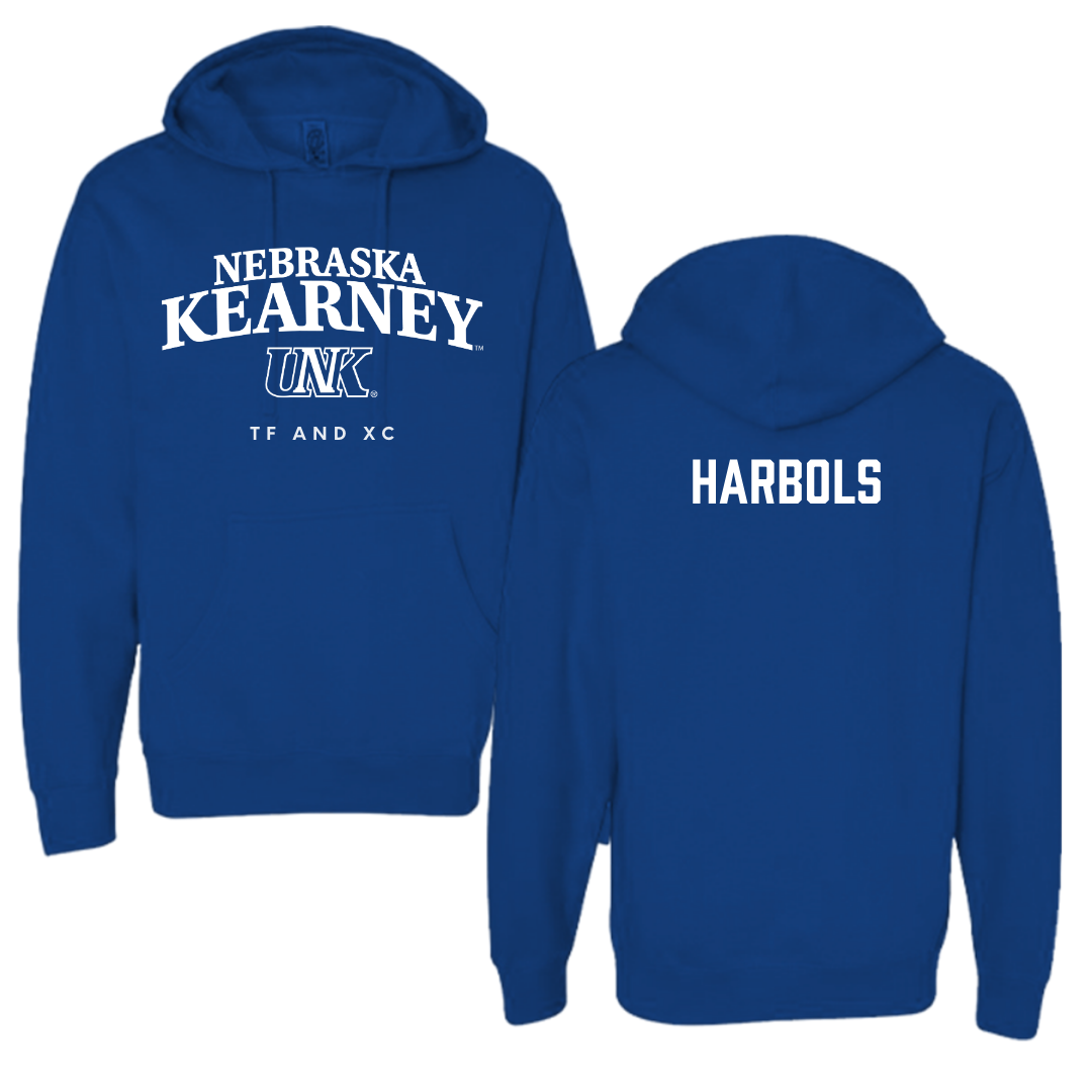 University of Nebraska at Kearney TF and XC True Royal Blue Hoodie  - Richard Harbols