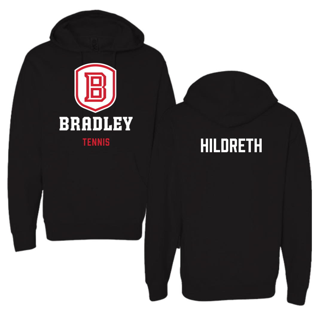 Bradley University Tennis Black Hoodie  - Alexandra Hildreth