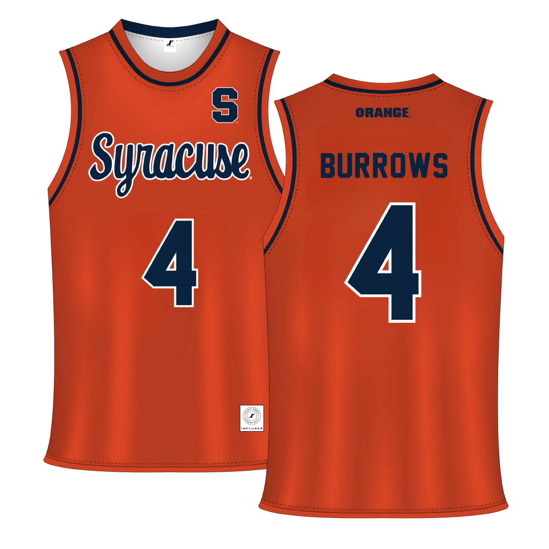Syracuse University Orange Basketball Jersey - #4 Sophie Burrows