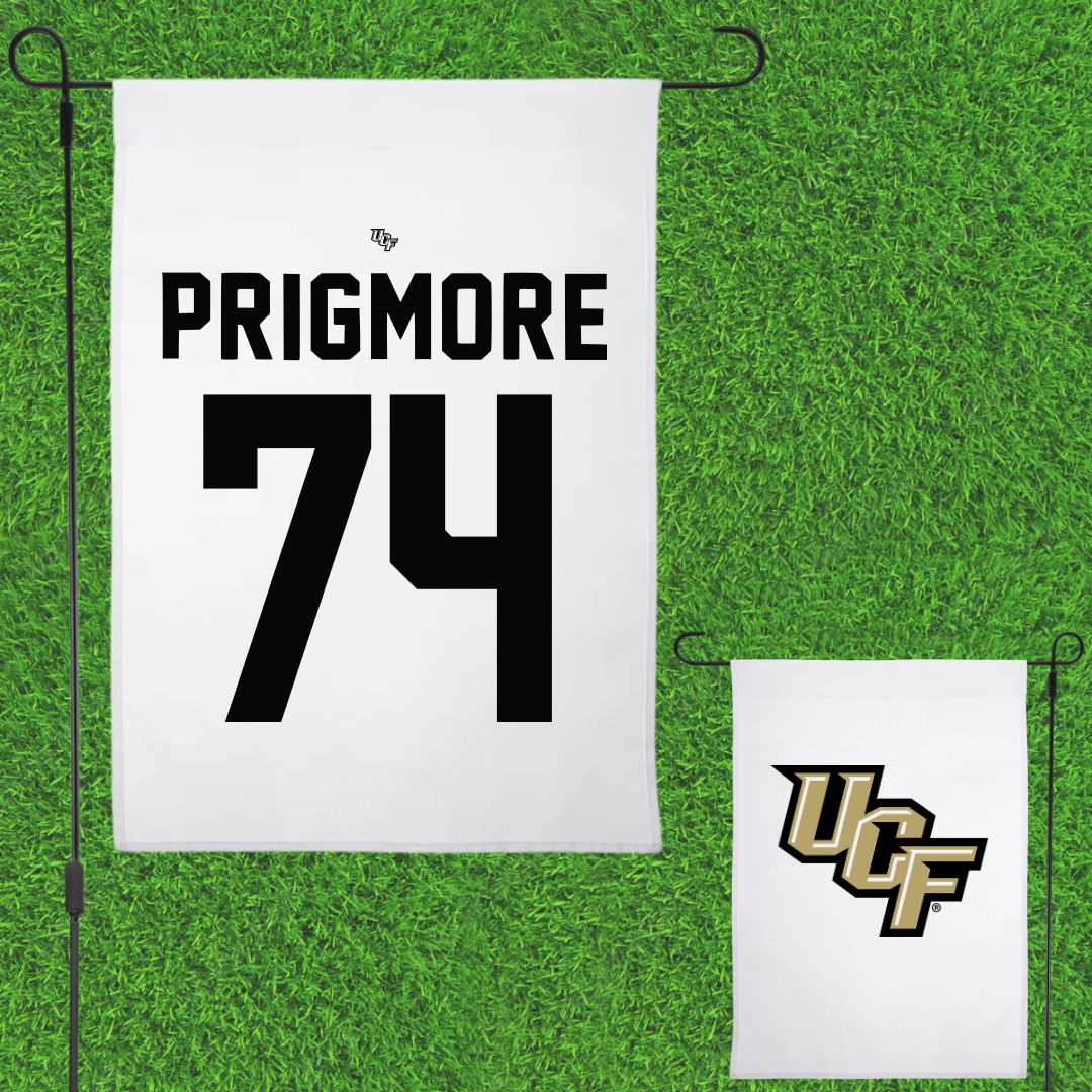 University of Central Florida Football White Garden Flag - #74 Matthew Prigmore