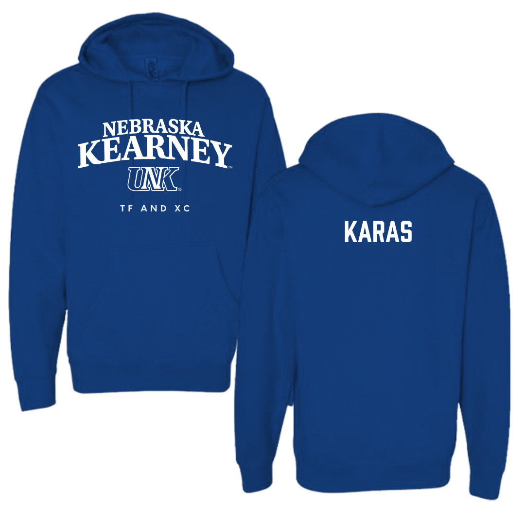 University of Nebraska at Kearney TF and XC True Royal Blue Hoodie  - Quin Karas