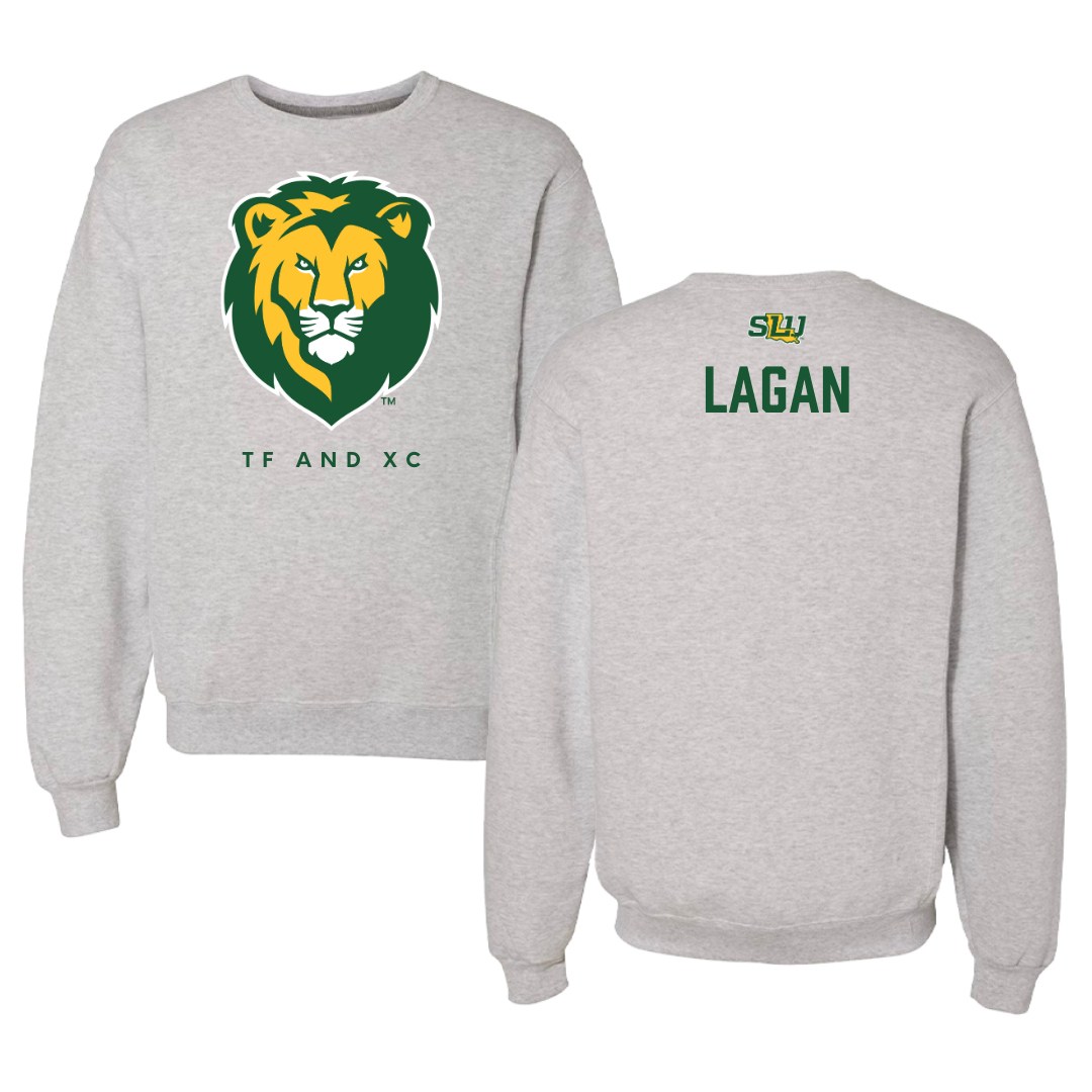 Southeastern Louisiana University TF and XC Gray Crewneck  - Euan Lagan