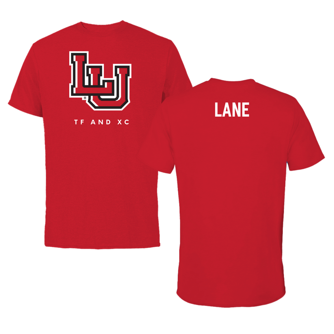 Lamar University TF and XC Red Tee  - RJ Lane
