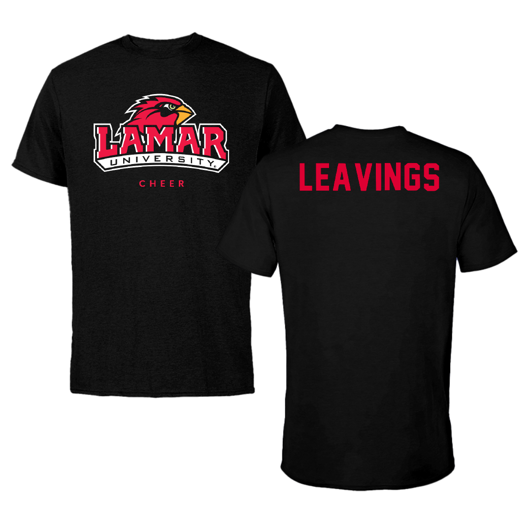 Lamar University Cheer Black Performance Tee - Shelby Leavings