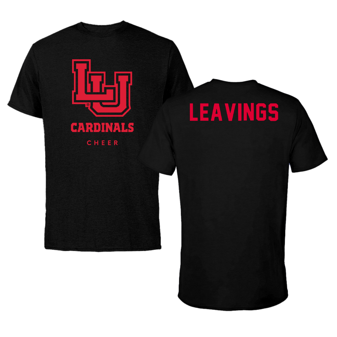 Lamar University Cheer Black Cardinal Tee - Shelby Leavings