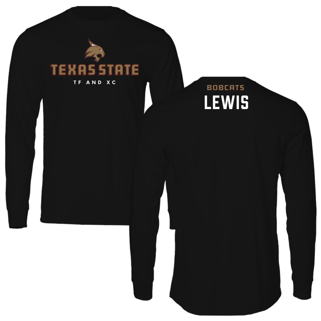 Texas State University TF and XC Black Long Sleeve  - Kaylee Lewis