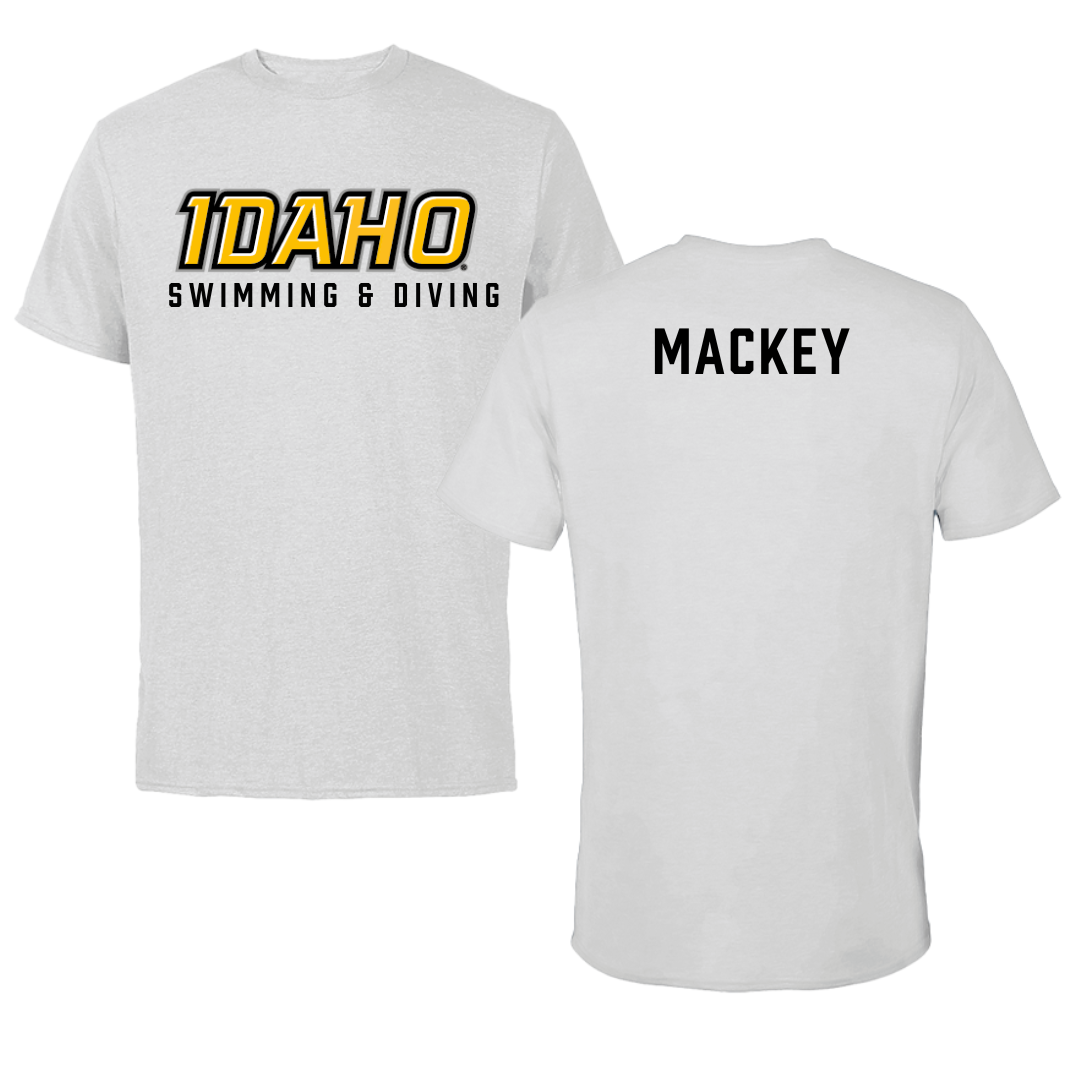 University of Idaho Swimming & Diving Gray Tee - Maren Mackey
