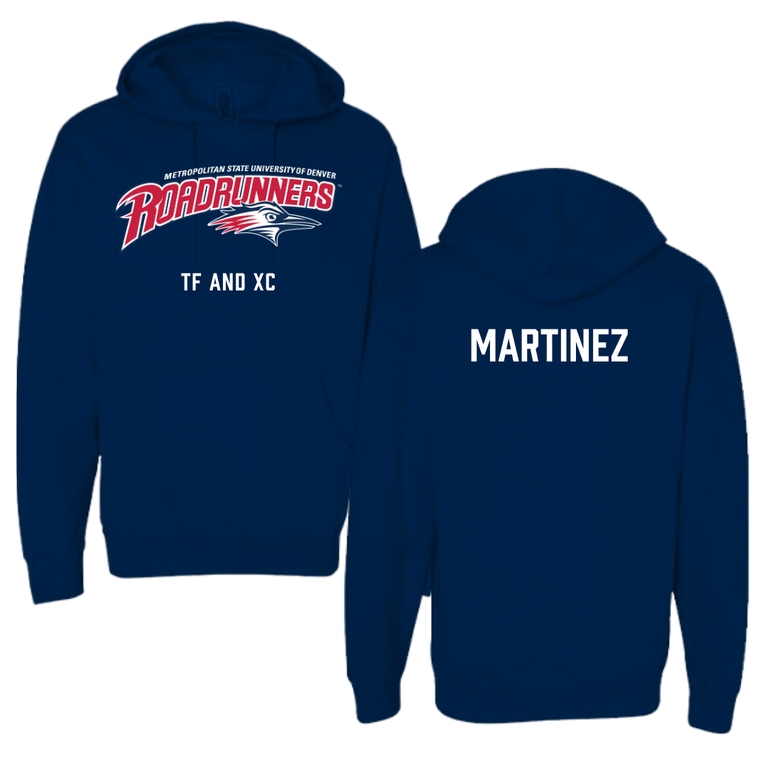 Metropolitan State University of Denver TF and XC Navy Hoodie - Anthony Martinez