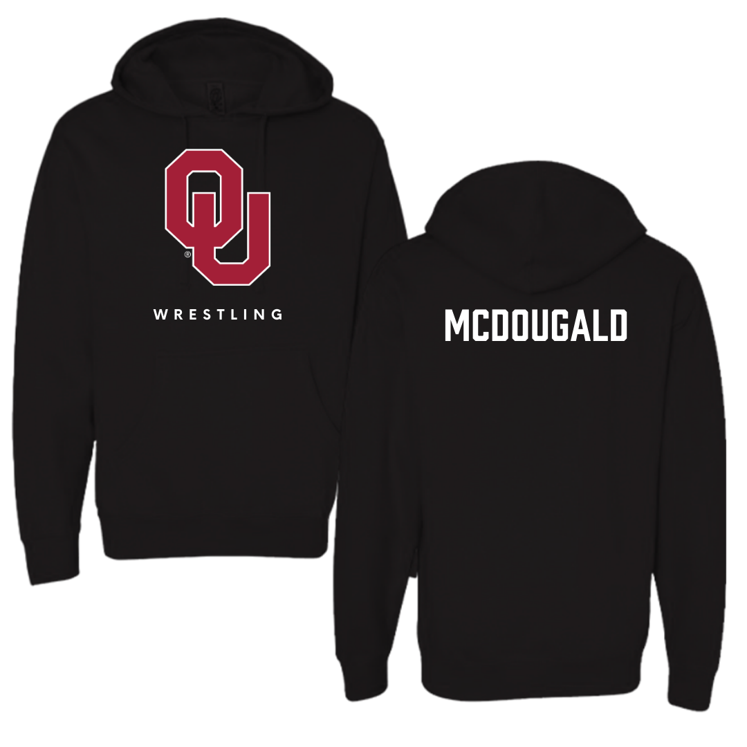 University of Oklahoma Wrestling Black Hoodie  - Willie McDougald