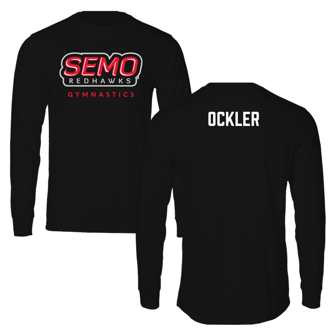 Southeast Missouri State University Gymnastics Black Long Sleeve  - Lindsay Ockler