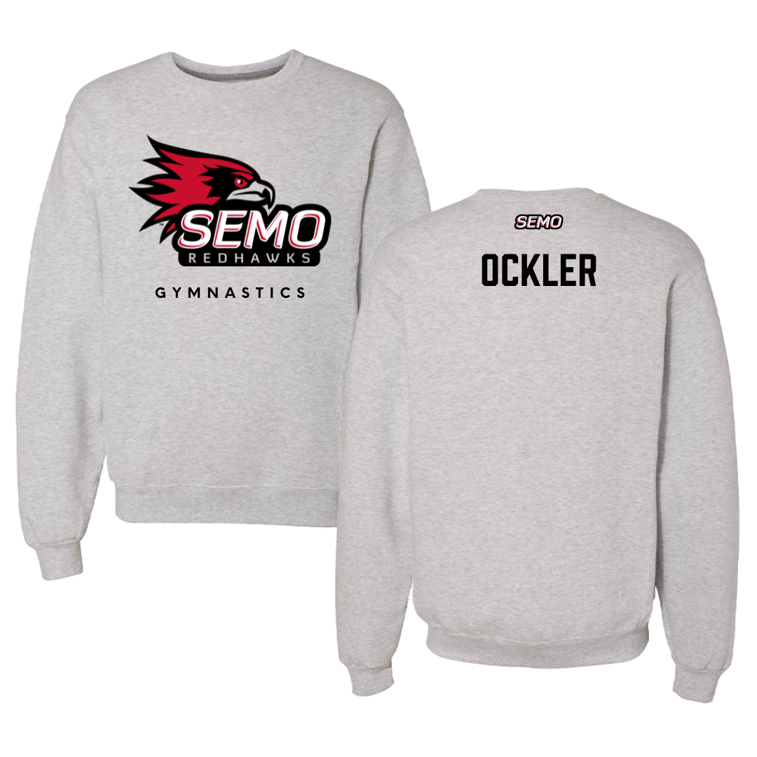 Southeast Missouri State University Gymnastics Gray Crewneck  - Lindsay Ockler