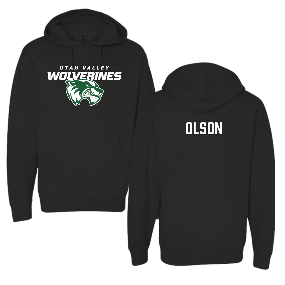 Utah Valley University TF and XC Black Hoodie  - Oakley Olson