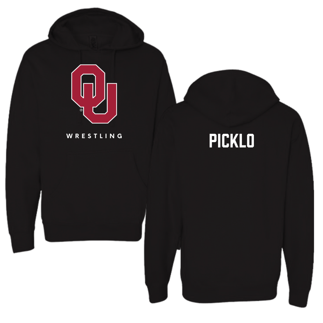 University of Oklahoma Wrestling Black Hoodie  - Cam Picklo