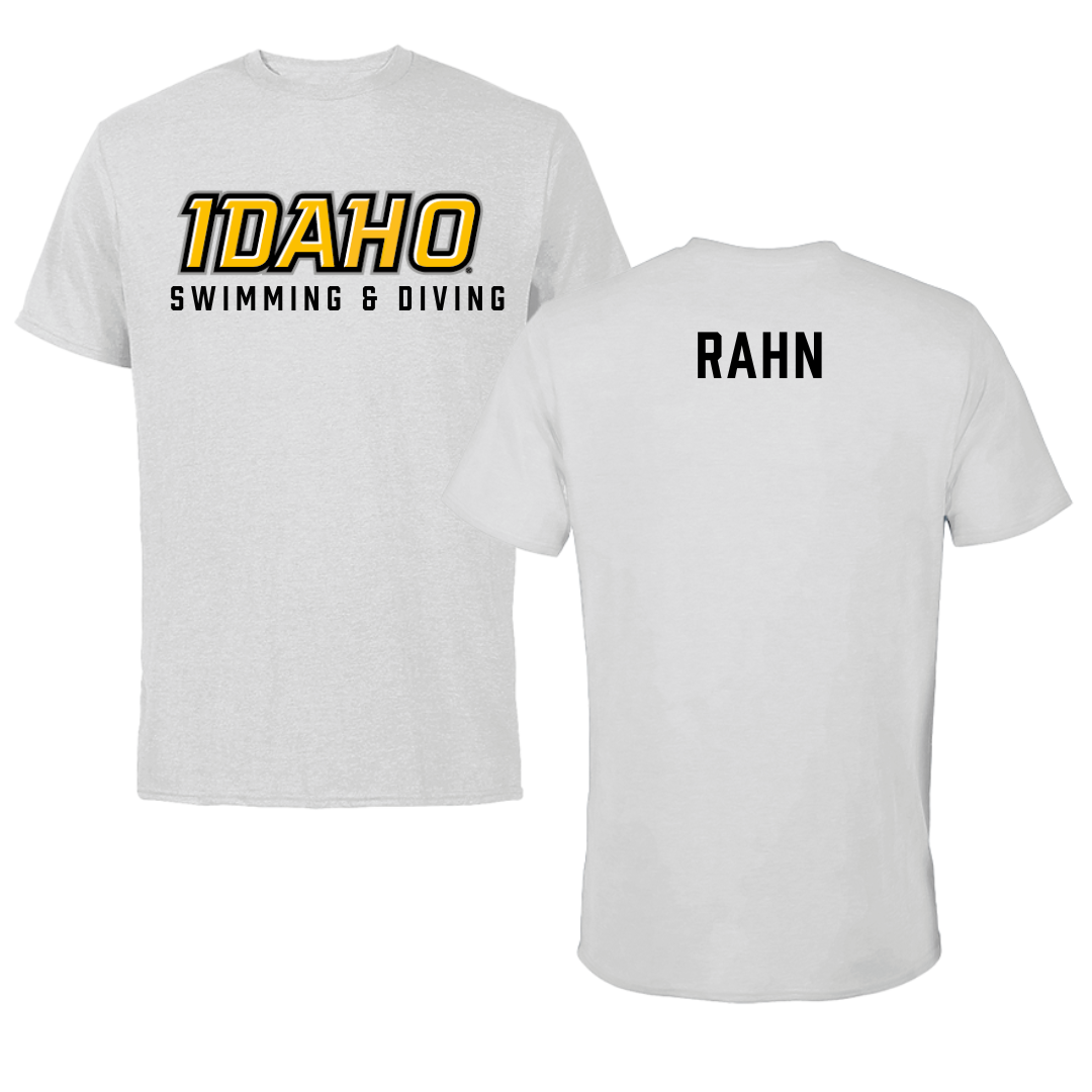 University of Idaho Swimming & Diving Gray Tee - Bethany Rahn