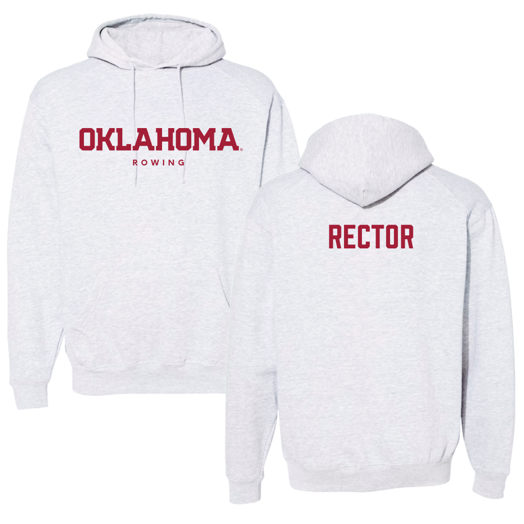 University of Oklahoma Rowing Gray Hoodie  - Lily Rector