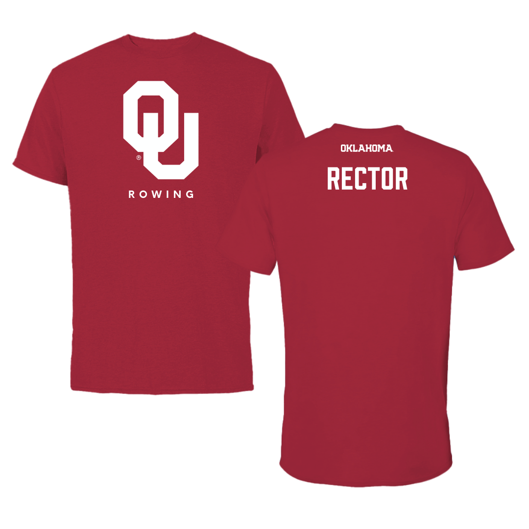 University of Oklahoma Rowing Crimson Tee  - Lily Rector
