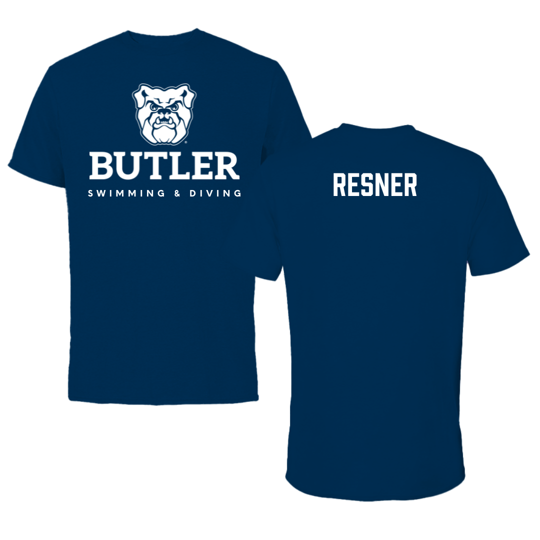 Butler University Swimming & Diving Navy Tee  - Sophie Resner