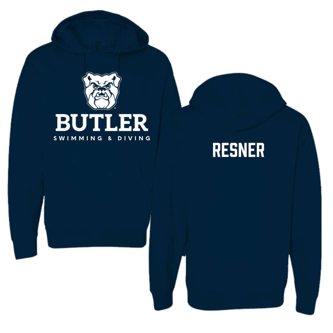 Butler University Swimming & Diving Navy Hoodie  - Sophie Resner