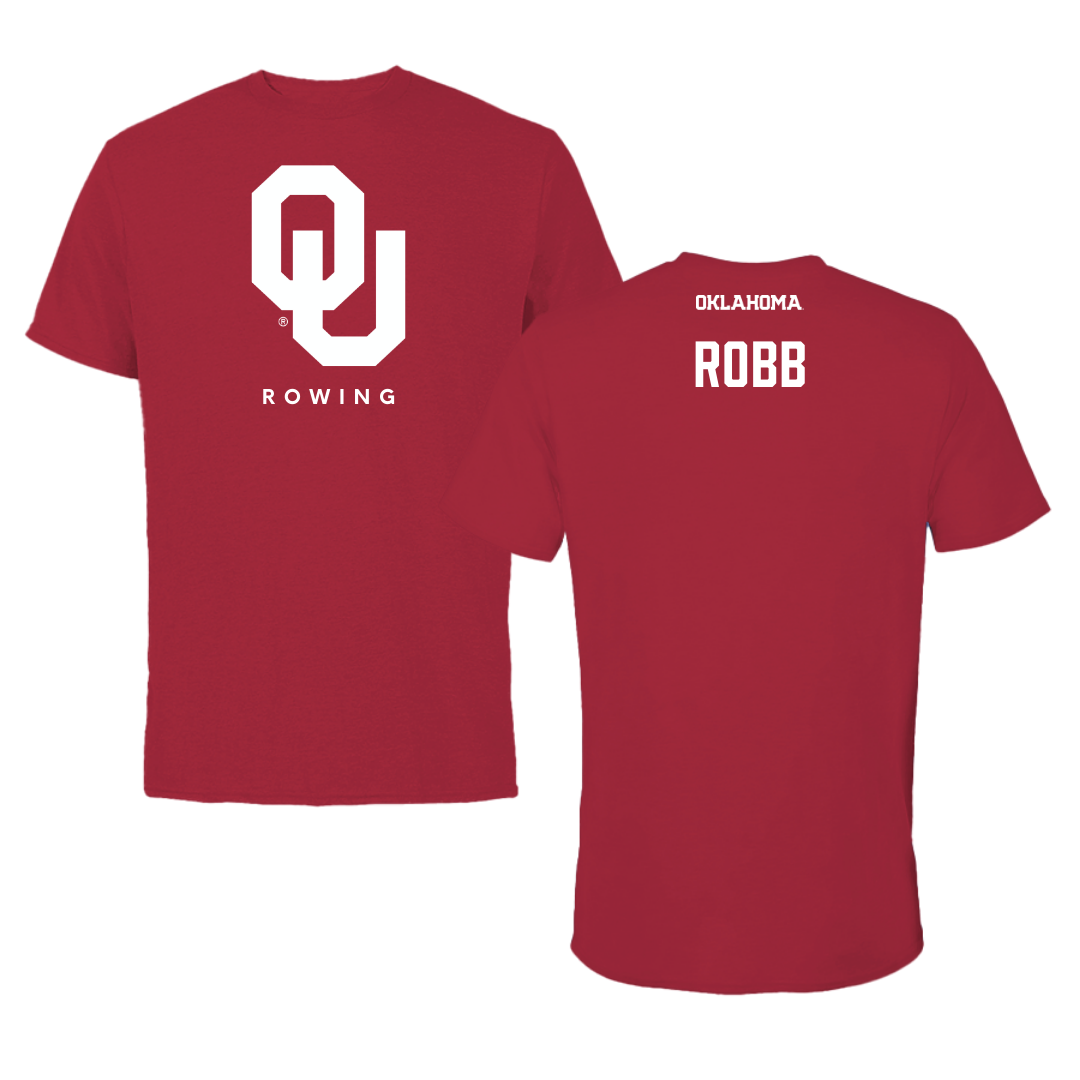 University of Oklahoma Rowing Crimson Tee  - Alexa Robb