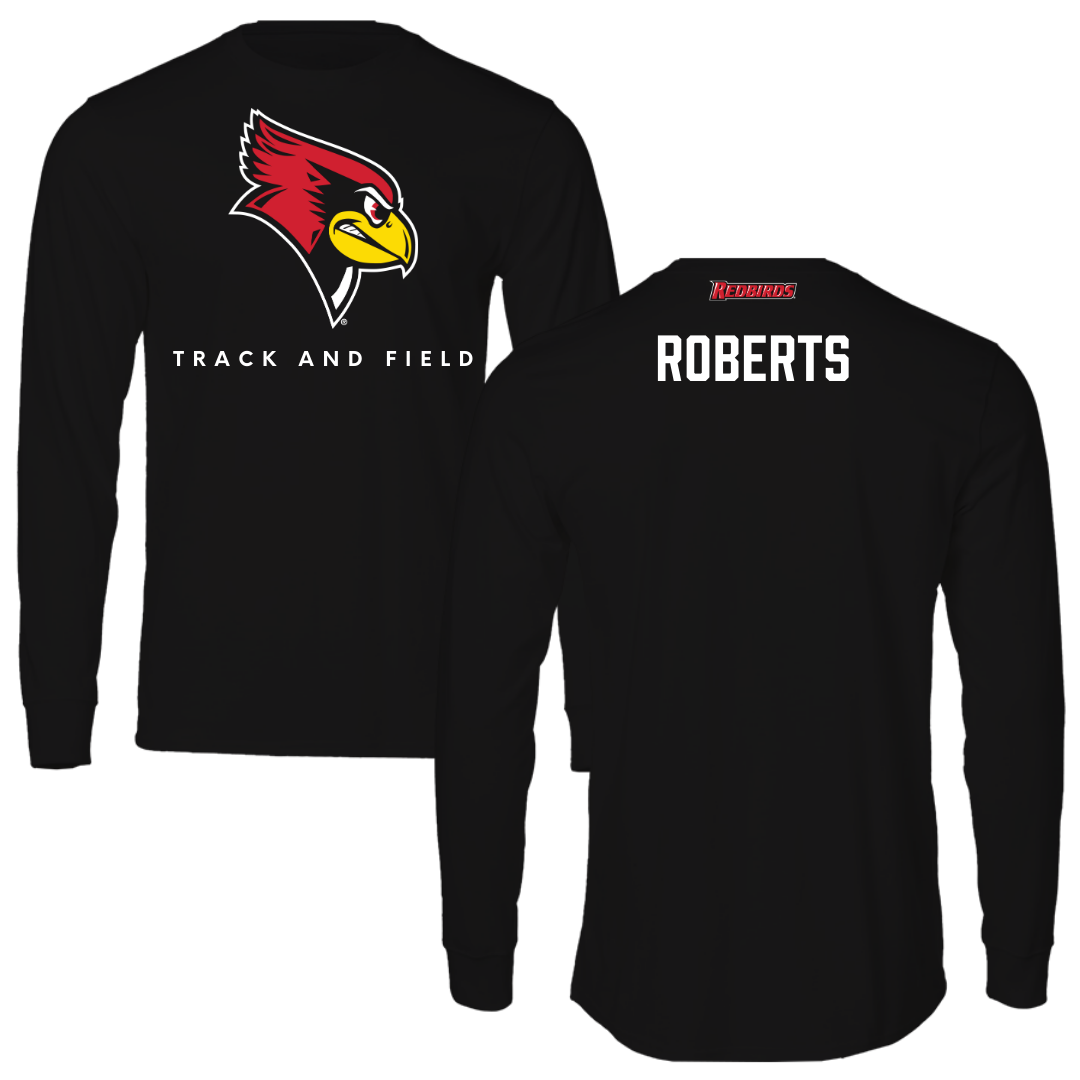 Illinois State University Track and Field Black Mascot Long Sleeve  - Windsor Roberts