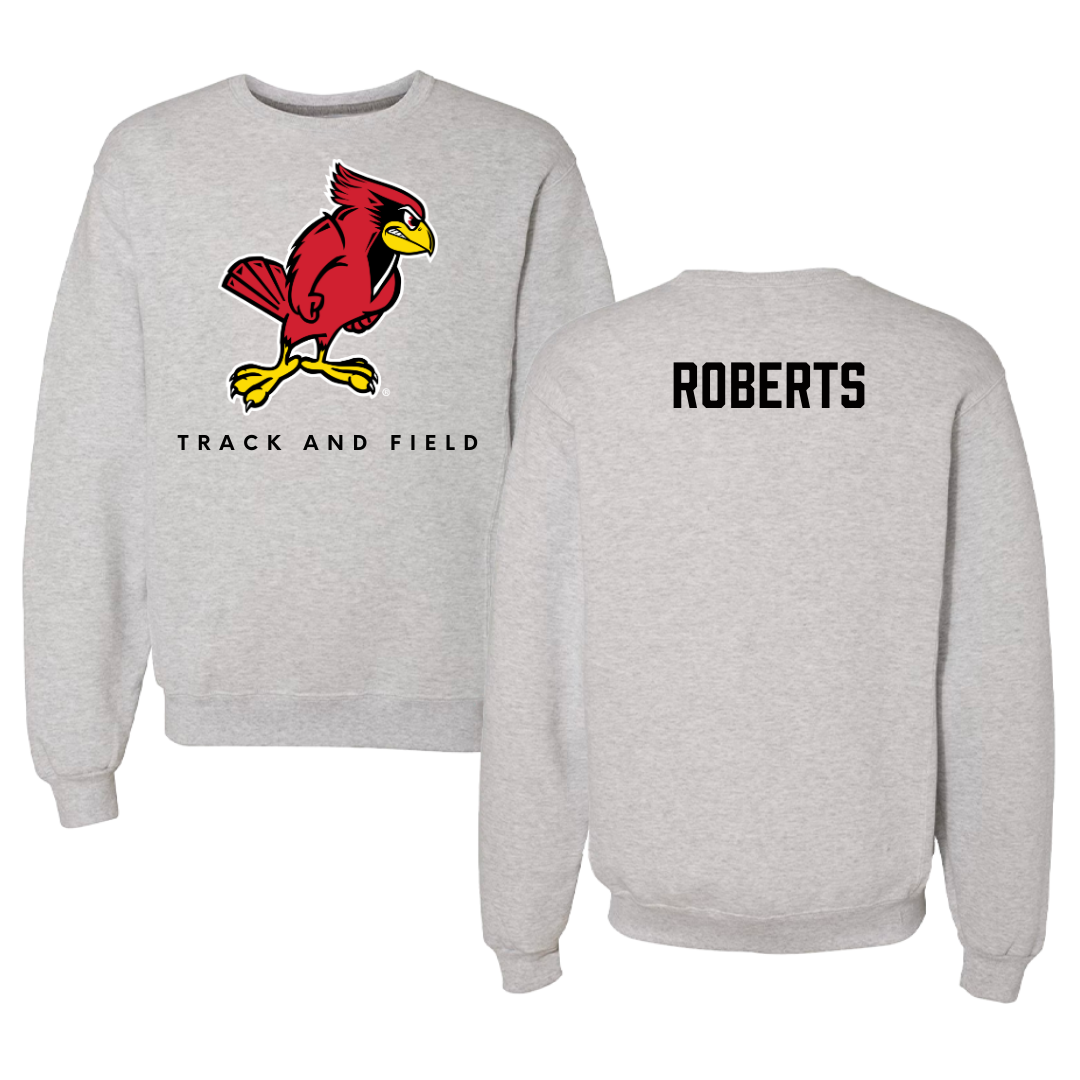 Illinois State University Track and Field Gray Crewneck  - Windsor Roberts