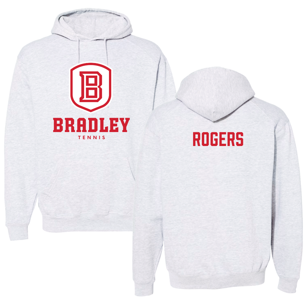 Bradley University Tennis Gray Hoodie  - Madi Rogers