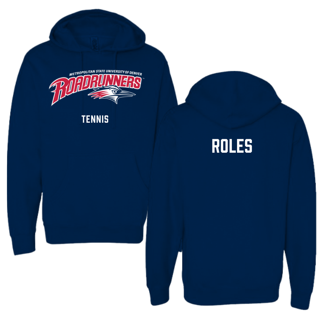 Metropolitan State University of Denver Tennis Navy Hoodie - Kambra Roles