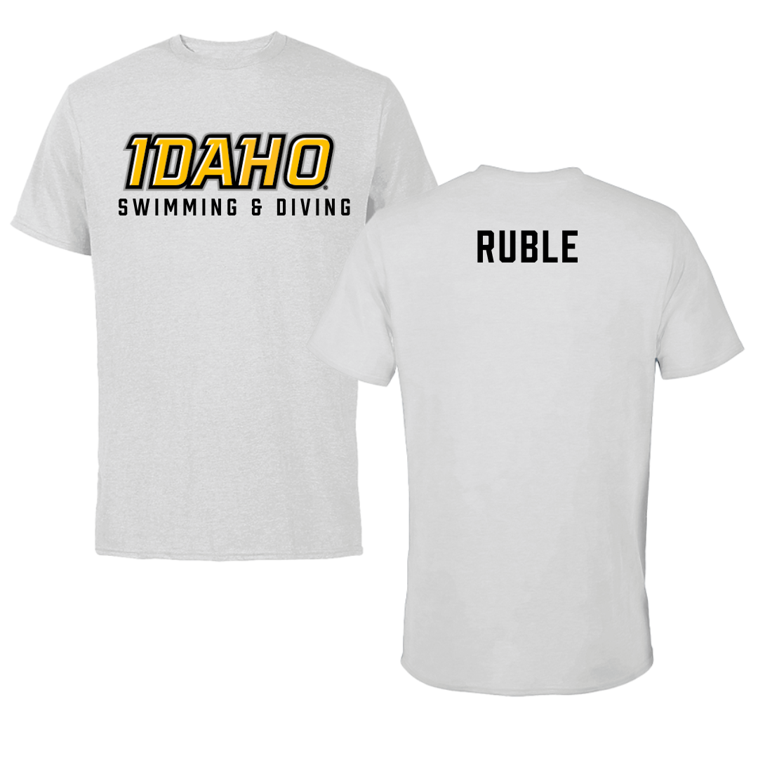 University of Idaho Swimming & Diving Gray Tee - Grace Ruble