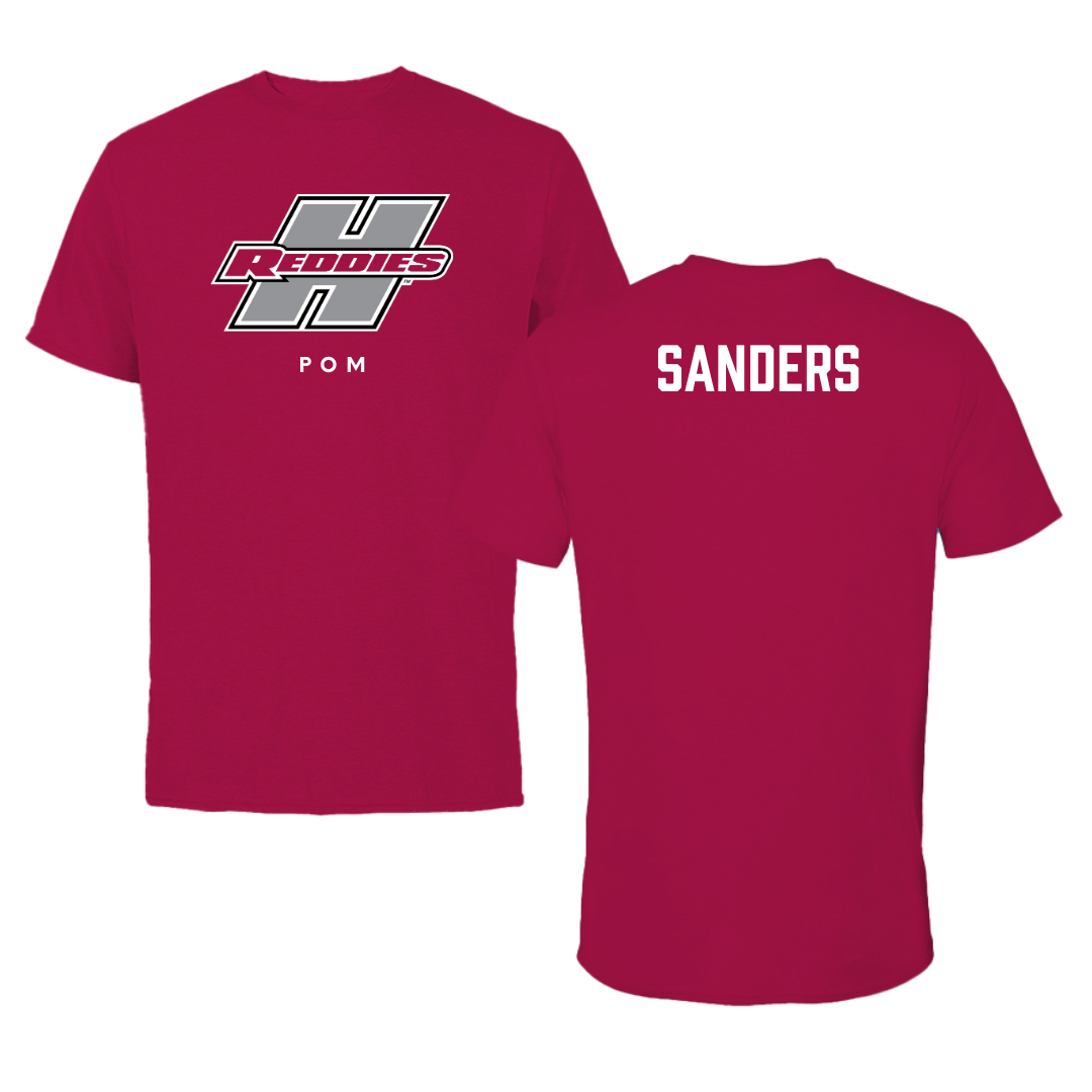 Henderson State University Pom Cardinal Tee  - Khalia Sanders