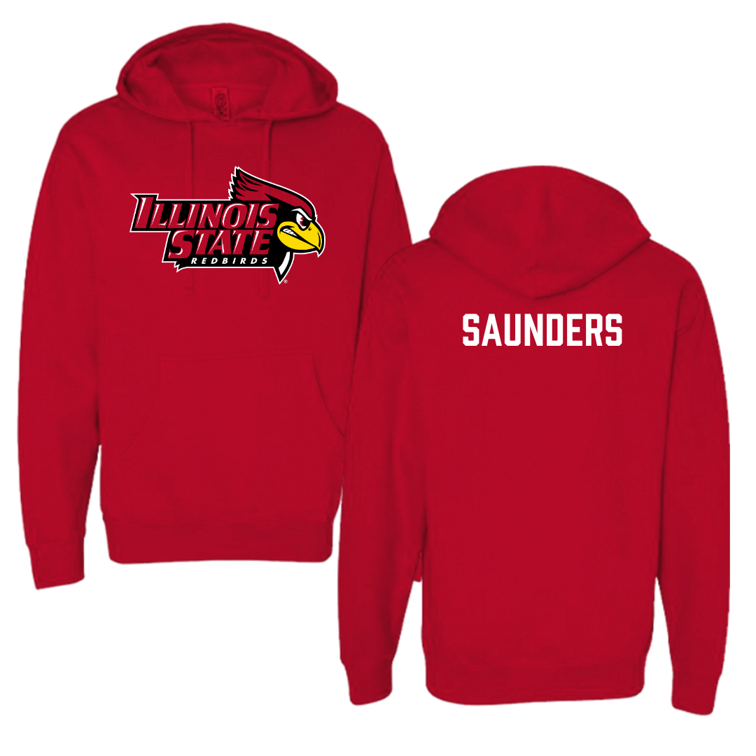 Illinois State University Track and Field Red Hoodie  - Madison Saunders