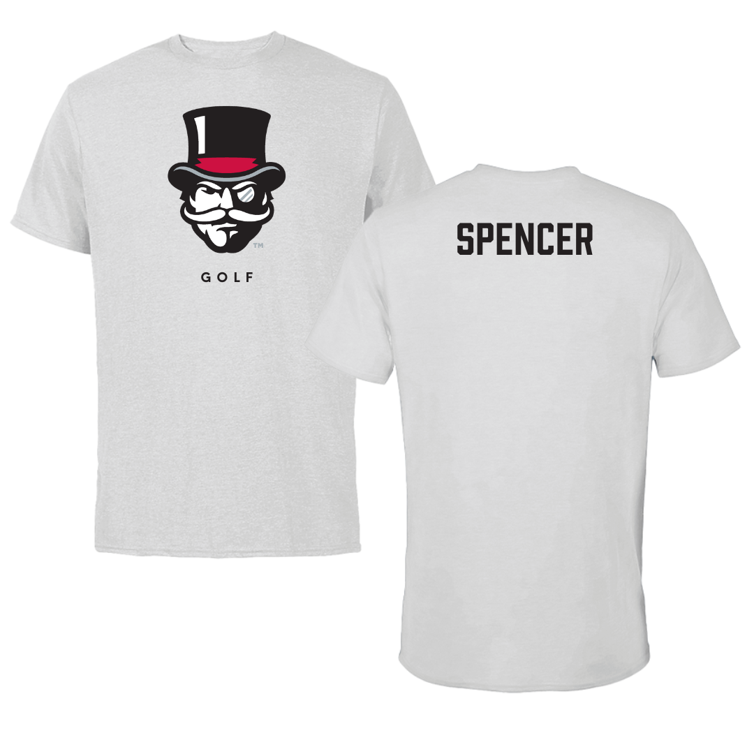 Austin Peay State University Golf Gray Mascot Tee - Autumn Spencer