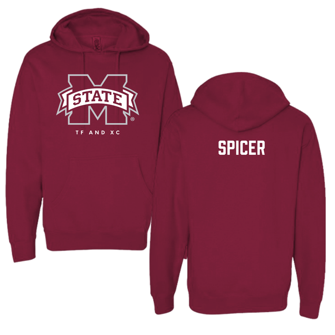 Mississippi State University TF and XC Maroon Hoodie  - Chanice Spicer