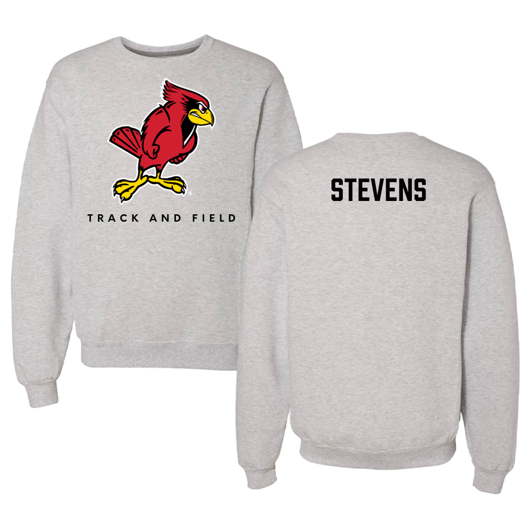 Illinois State University Track and Field Gray Crewneck  - Cole Stevens
