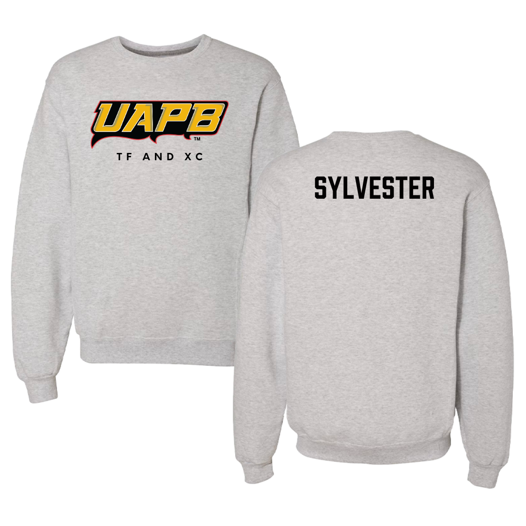 University of Arkansas-Pine Bluff TF and XC Gray Crewneck  - Jared Sylvester