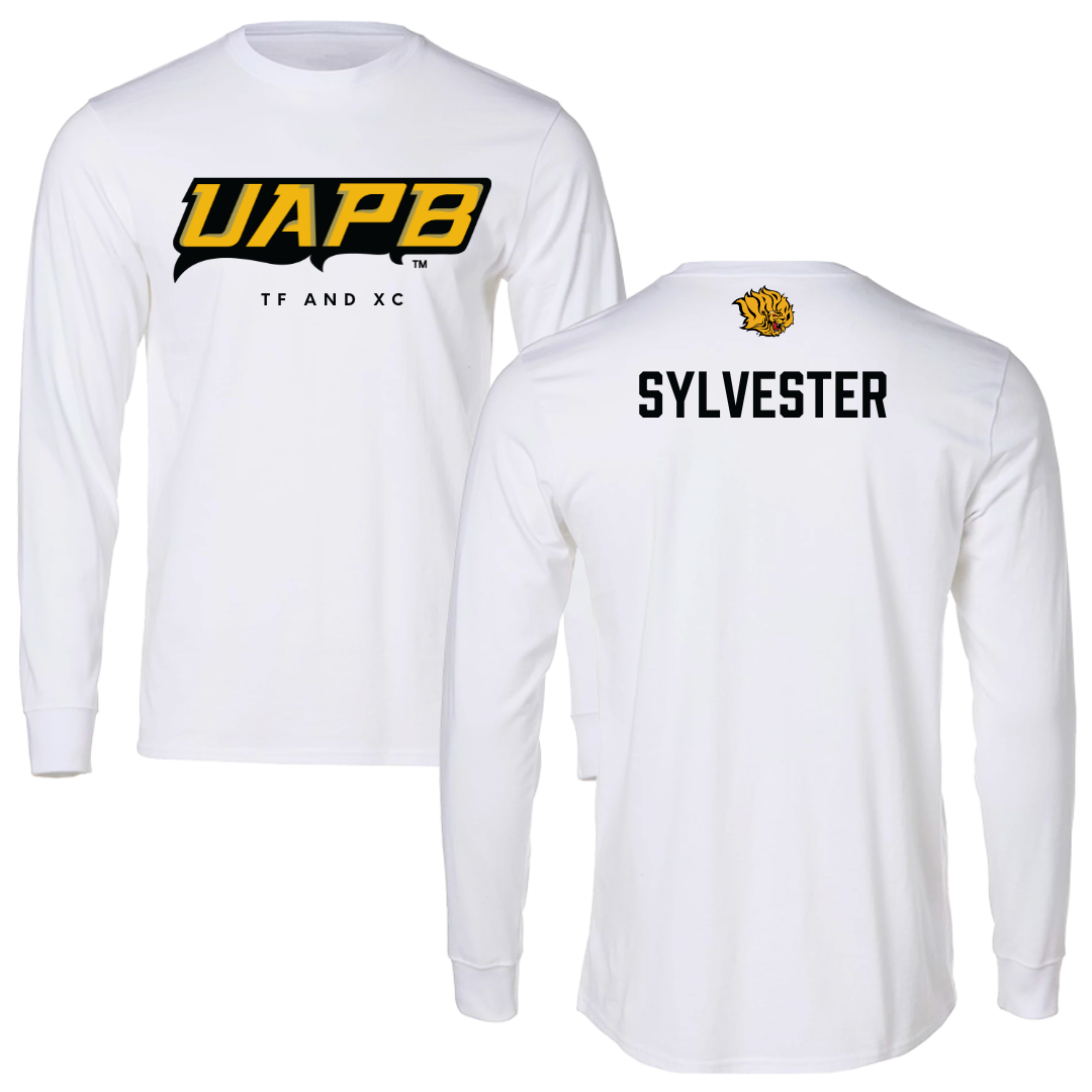 University of Arkansas-Pine Bluff TF and XC White Long Sleeve  - Jared Sylvester