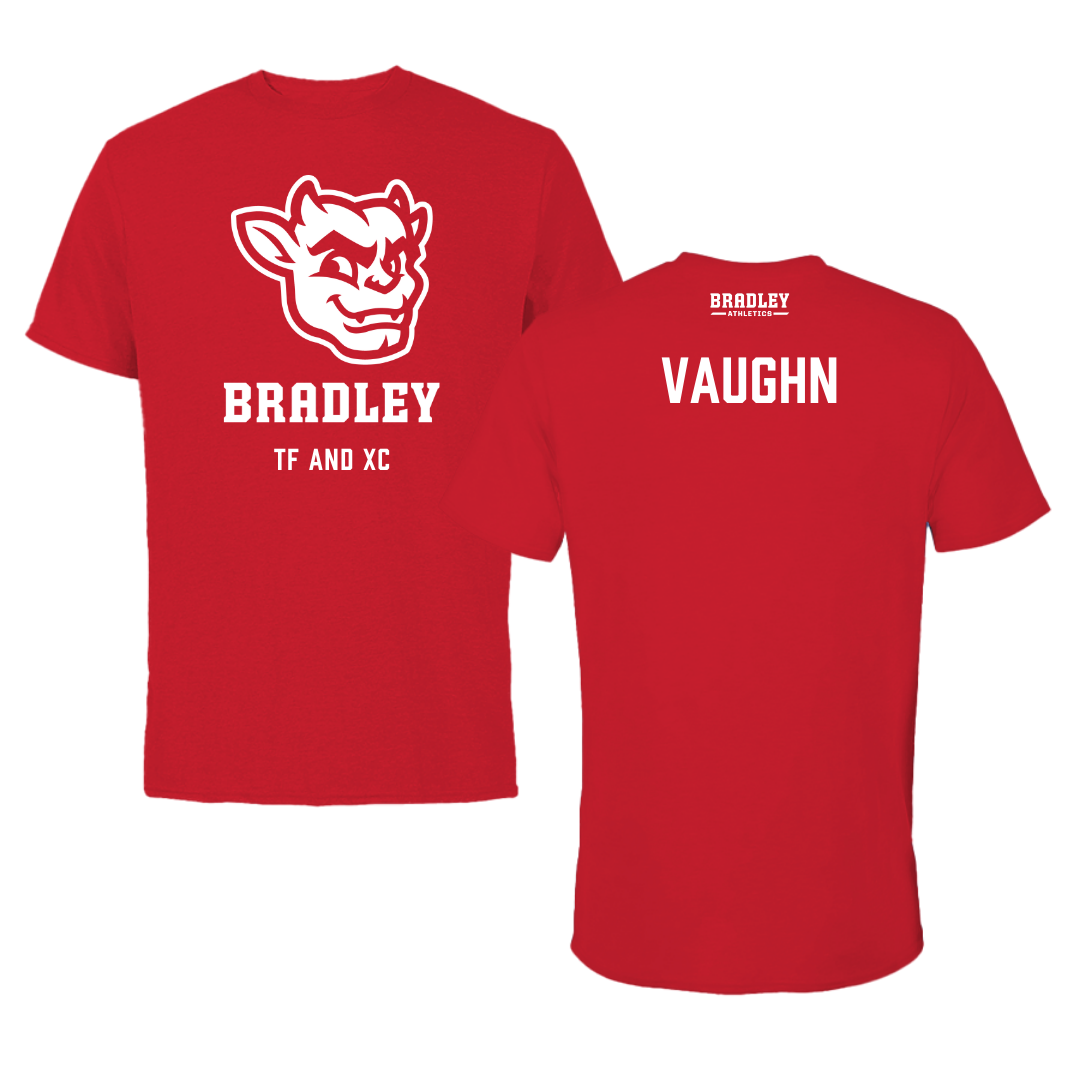 Bradley University TF and XC Red Mascot Tee - Jada Vaughn