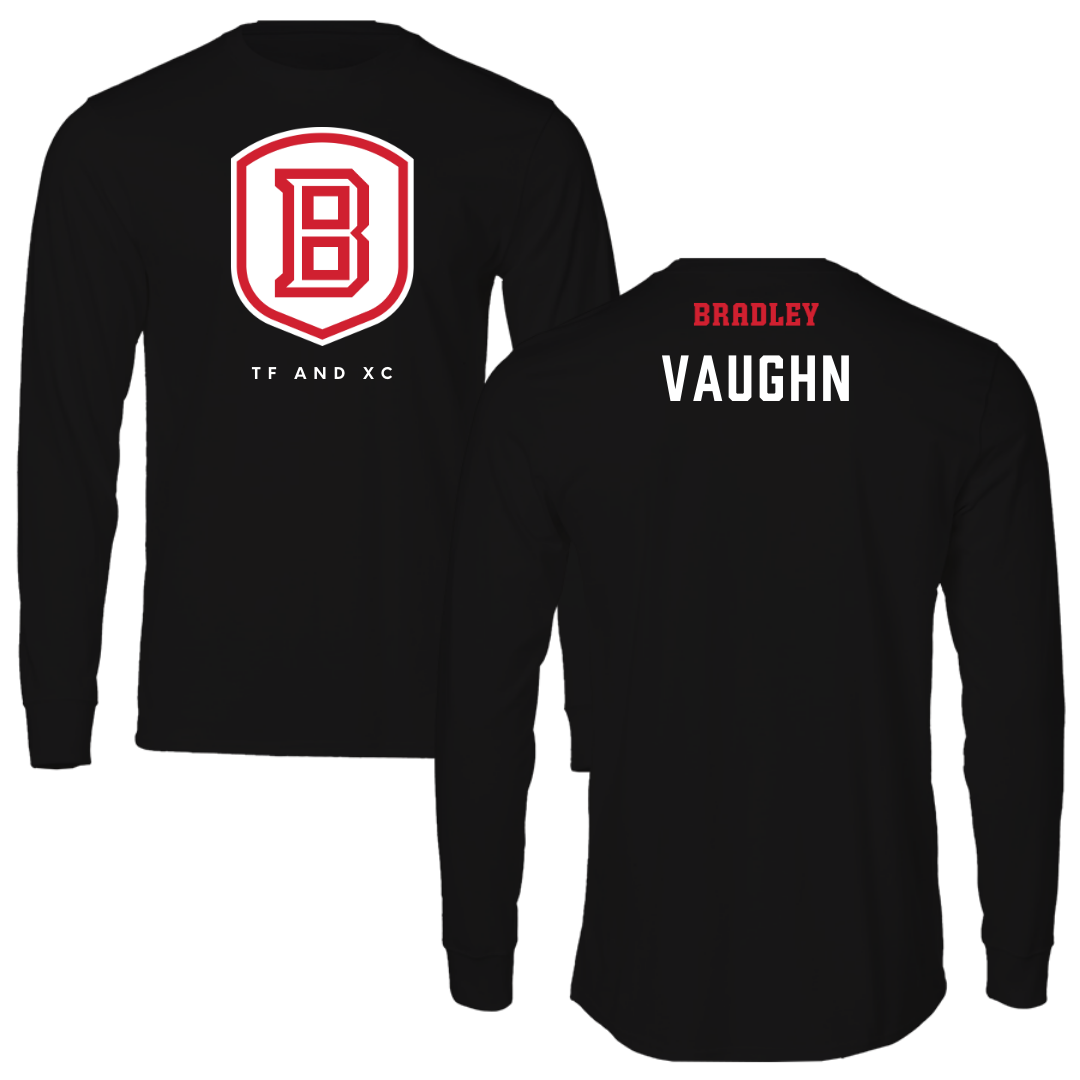 Bradley University TF and XC Black Shield Long Sleeve - Jada Vaughn