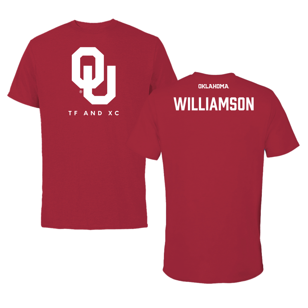 University of Oklahoma TF and XC Crimson Tee  - Grace Williamson