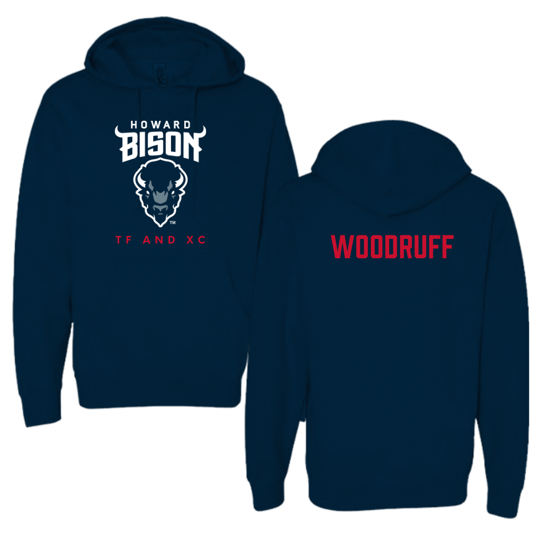 Howard University TF and XC Navy Hoodie  - Aniya Woodruff