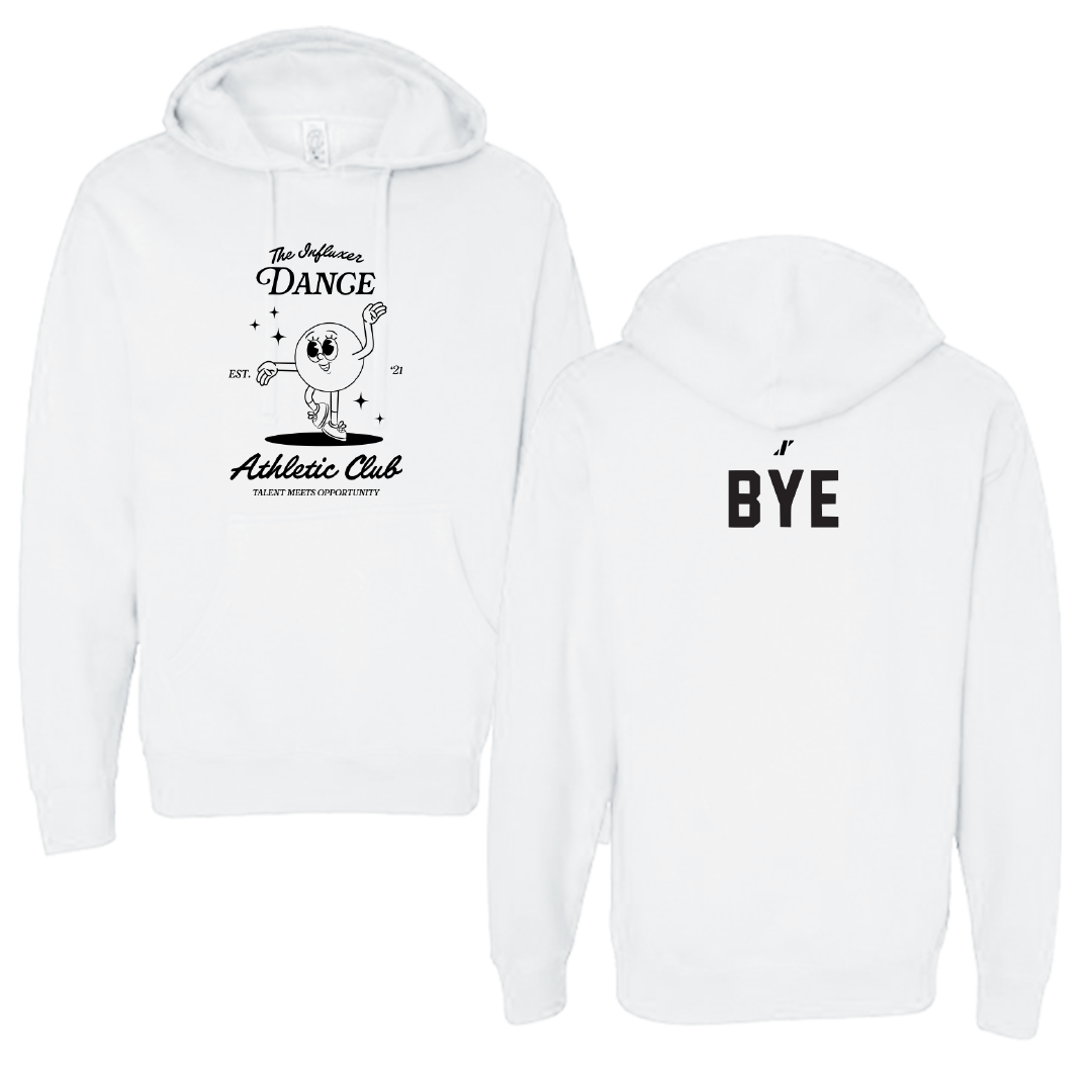 Dance White Influxer Athletic Club Hoodie - Julia Bye
