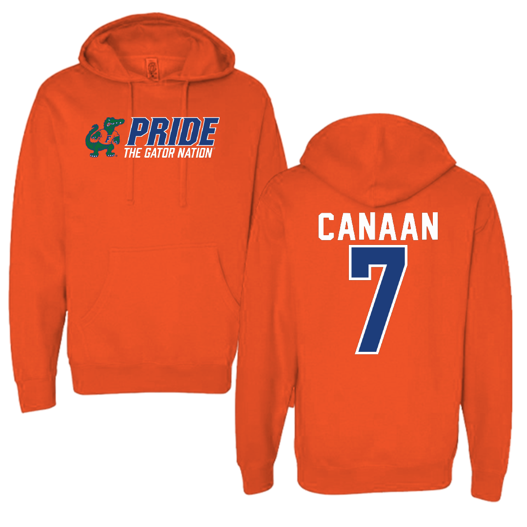 University of Florida Volleyball Orange General Hoodie - #7 Emily Canaan