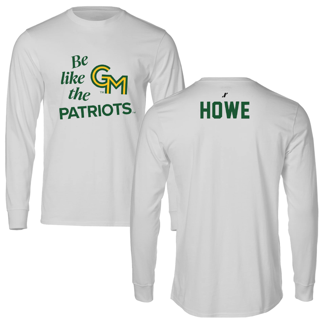 George Mason University Rowing Light Gray Be Like Us Long Sleeve - Julia Howe