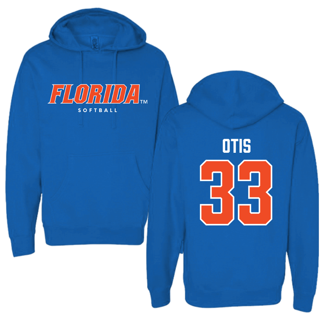 University of Florida Softball Royal Blue Hoodie - #33 Korbe Otis