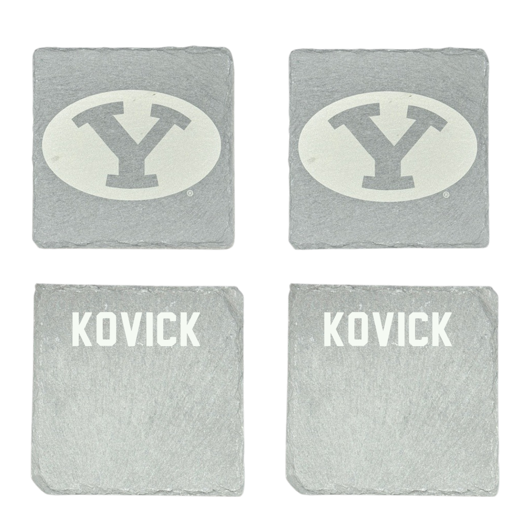 Brigham Young University Tennis Stone Coaster (4 Pack)  - Kendall Kovick