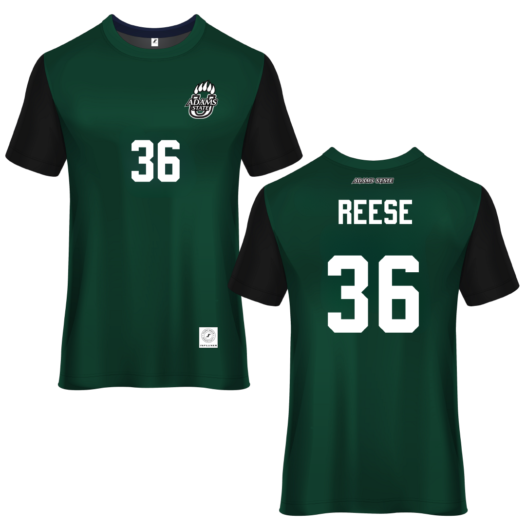 Adams State University Green Soccer Jersey - #36 Kaidin Reese