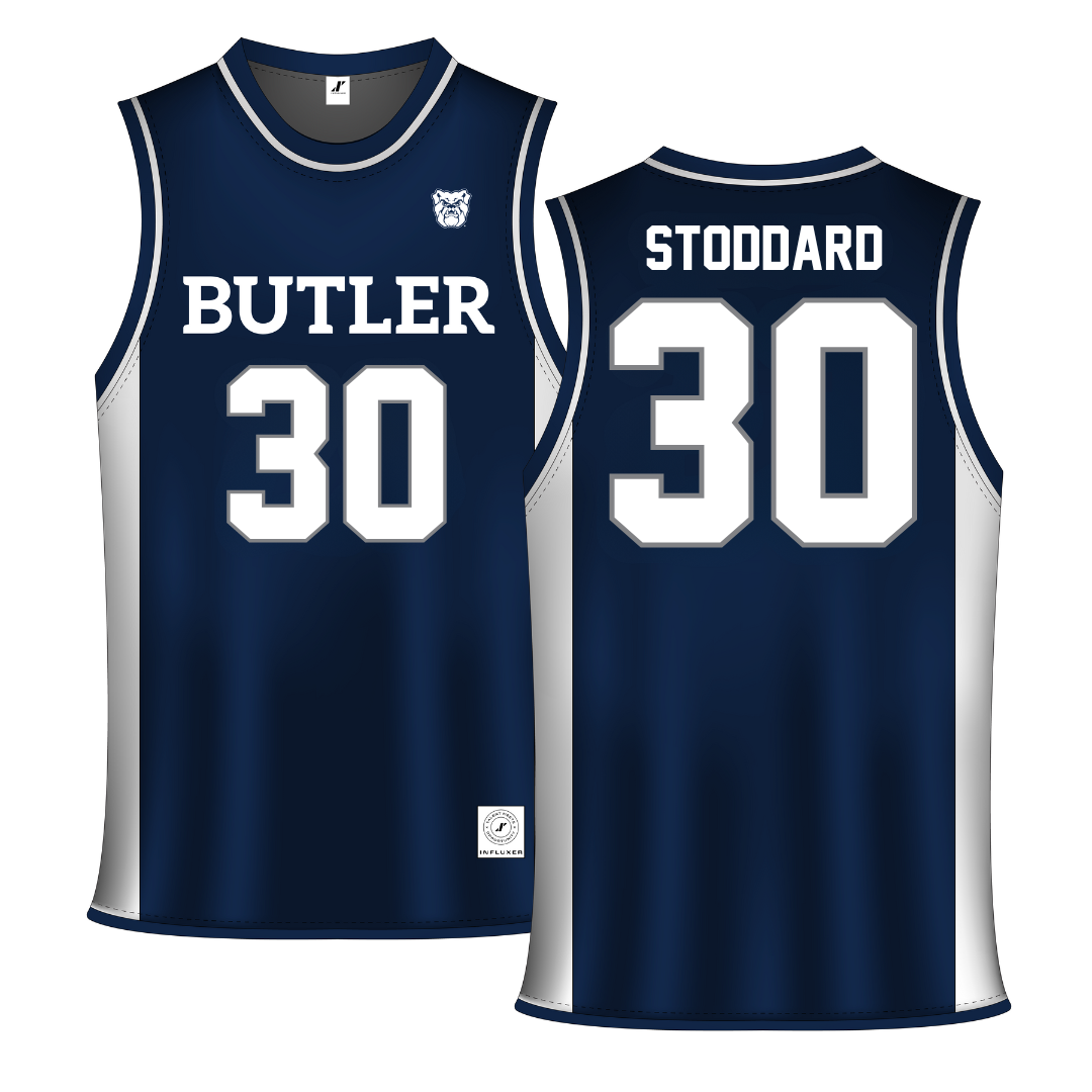 Butler University Navy Basketball Jersey - #30 Abigail Stoddard