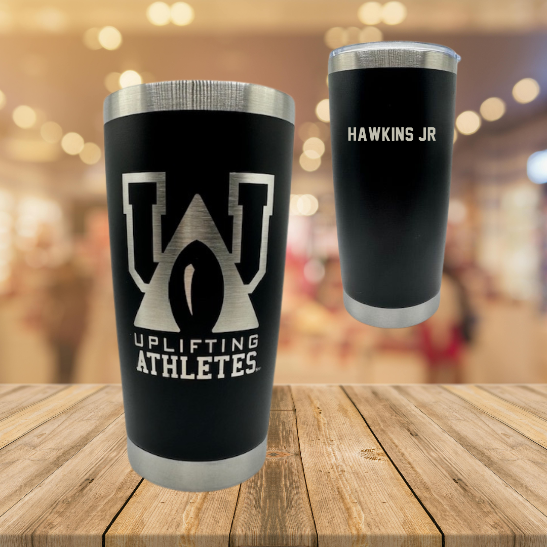 Mississippi State University TF and XC Black Uplifting Athletes Stainless Steel Tumbler - Sherman Hawkins Jr