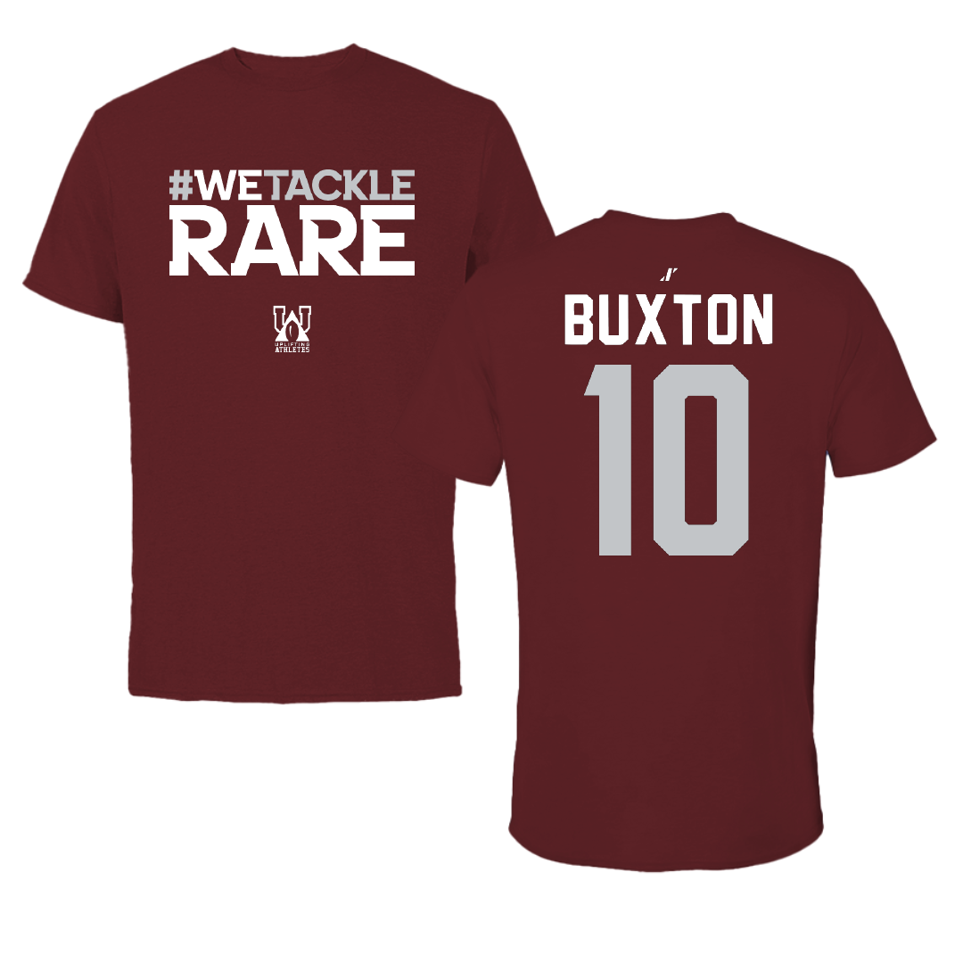 Mississippi State University Soccer Maroon Uplifting Athletes Performance Tee - #10 Alivia Buxton