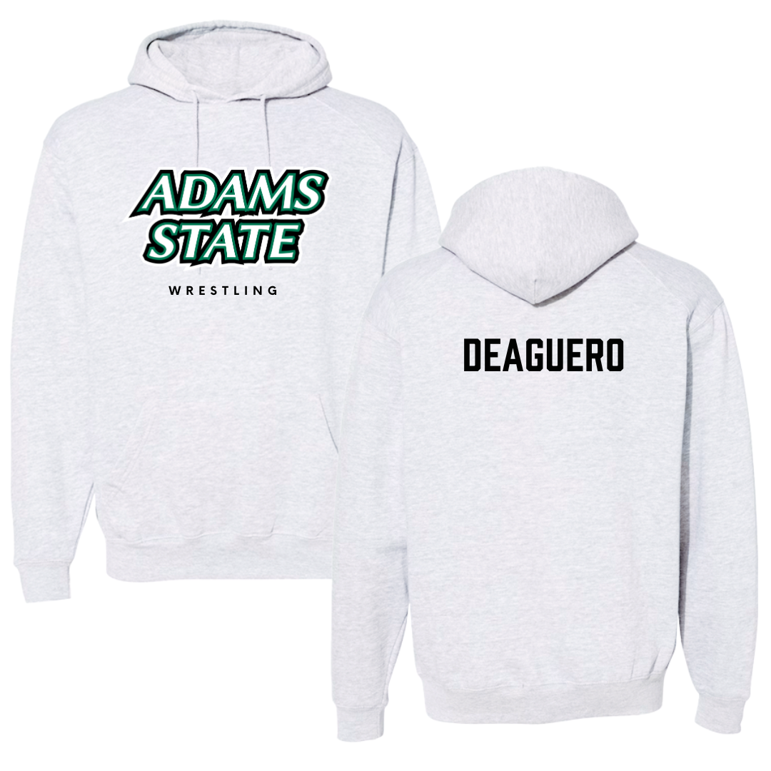 Adams State University Wrestling Gray Block Hoodie - Levi Deaguero