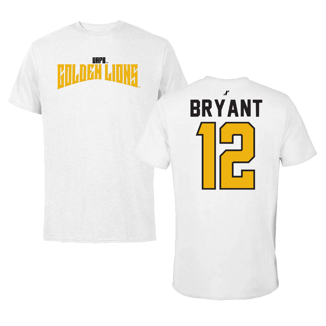 University of Arkansas-Pine Bluff Softball White Classic Performance Tee - #12 Danika Bryant